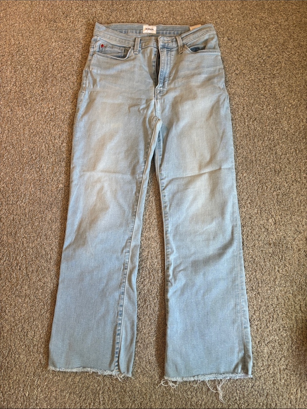Hudson Jeans Light Wash Boot cut crop Blair High Rise Jeans size 28